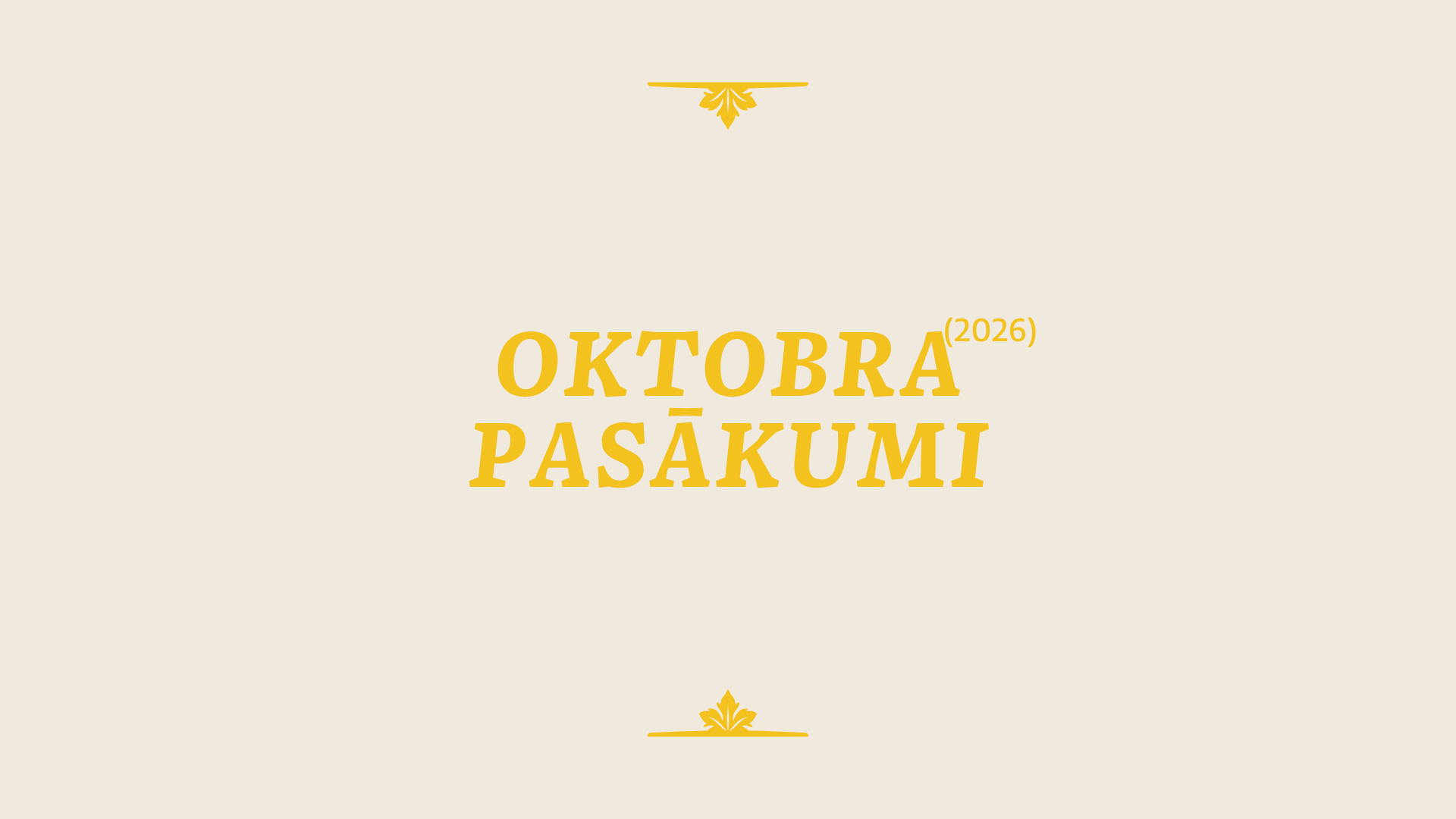 Oktobra kultūras notikumi Lūznavas muižā