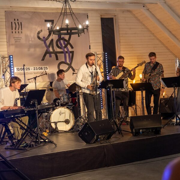 ŠKIUŅA DŽEZS. Festivāla atklāšanas koncerts UNITED JAZZ ENSEMBLE un Džema sesija 20/08/25