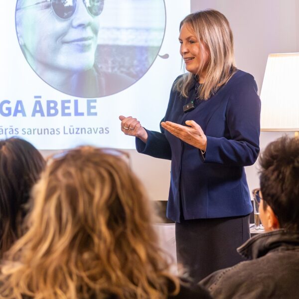 INGA ĀBELE. Literary talks in Luznava Manor 20/10/2024