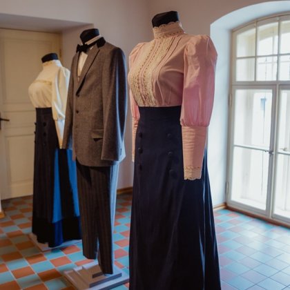 Art Nouveau costume collection. Exhibition
