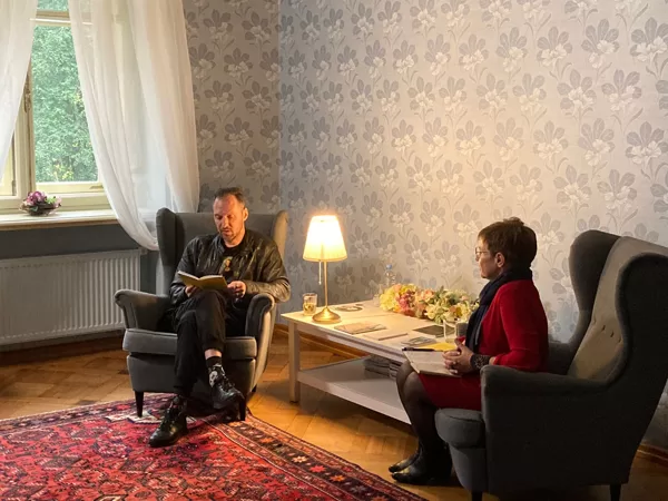ANDRIS OGRIŅŠ. Literārās sarunas Lūznavas muižā 07/10/2023