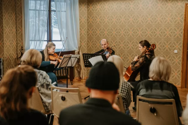 STĪGU TRIO BALTIA kamermūzikas koncerts SATIKŠANĀS VĪNĒ 26/11/2023