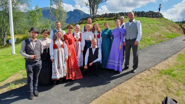 Quadrille dance group of the Luznava Manor in Norway