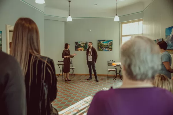 AIVIS PĪZELIS. Opening of the art exhibition MANA DABA 09/02/2019