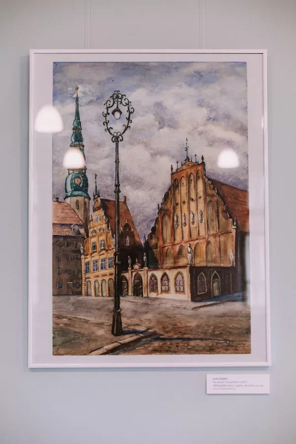 WATERCOLOR exhibition by Juris Gaigalis