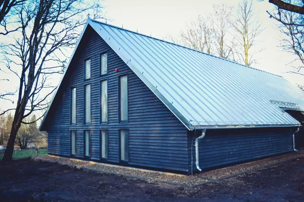 Completed construction of the CULTURAL SHED