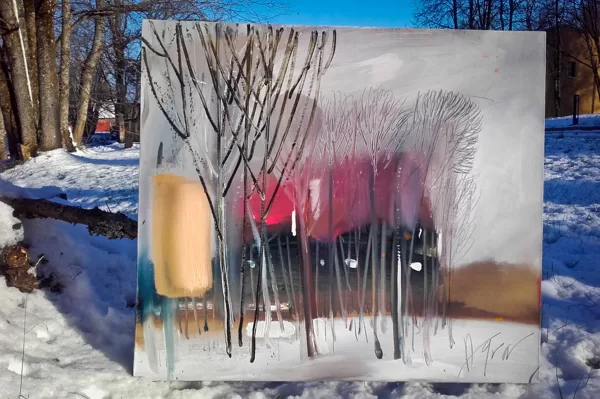 V.I.V.A. Plein air painting in LŪZNAVA