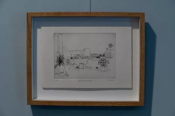 "Travel sketches" etching exhibition by Vincent Flückiger